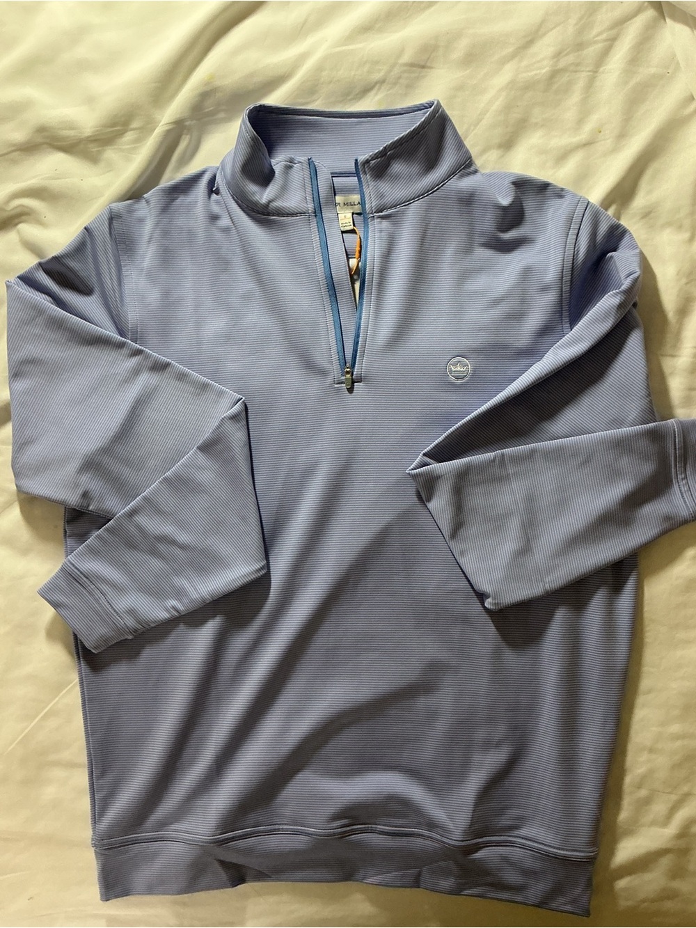 Peter Millar Microstripe QuarterZip Brand New NWT Small Style #MF25EK40E
